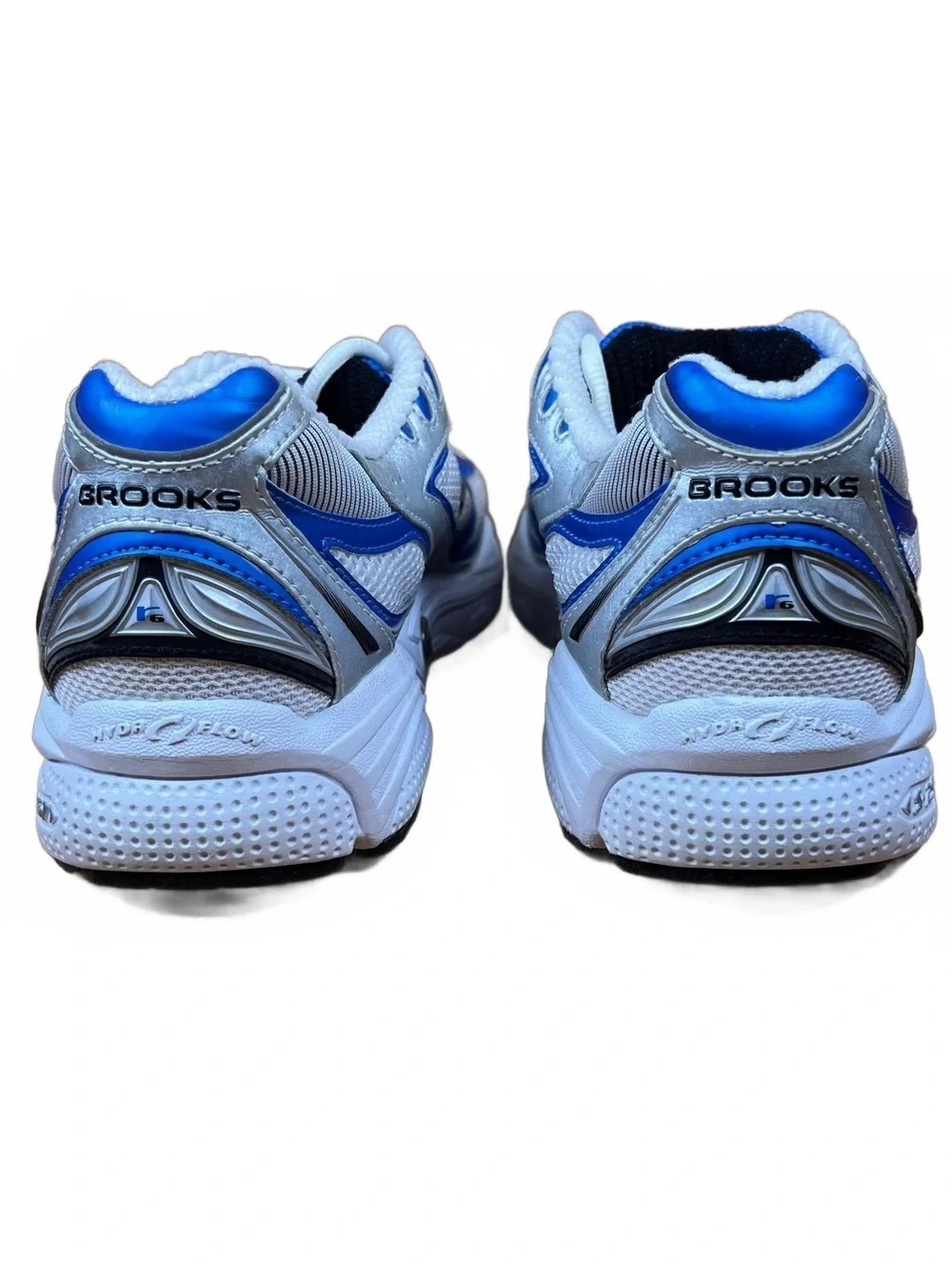 Brooks Radius Cushion Running Shoes - Men's Size 9.5 D White and Blue
